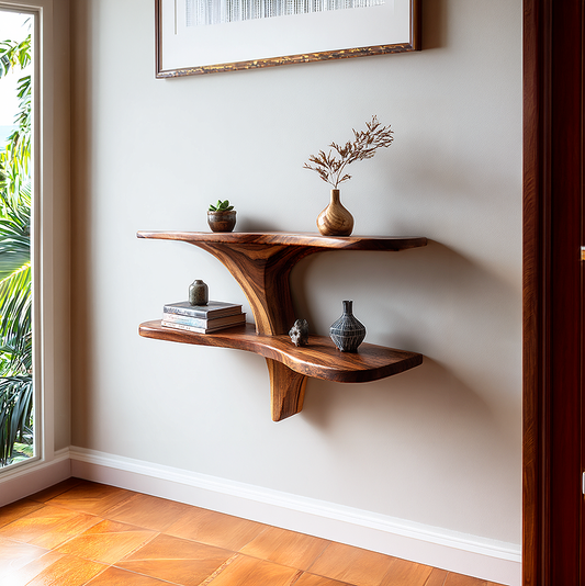 Minimal Floating Shelf with Clean Linear Form