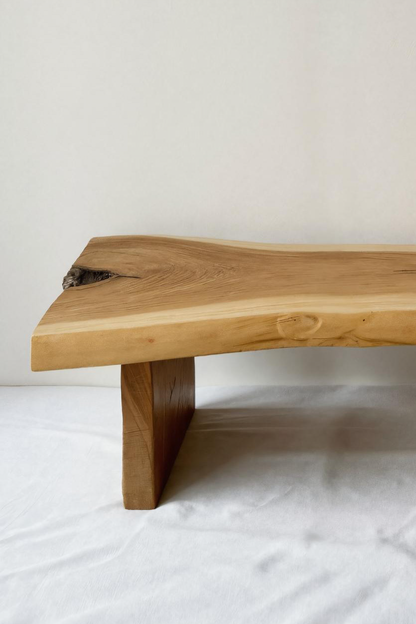 Minimalist Live Edge Bench For Entryway Kitchnce