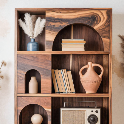Modern Arch Bookshelf For Living Room Or Office Kitchnce