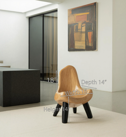 Modern Sculptural Accent Chair For Living Room Or Nursery Kitchnce