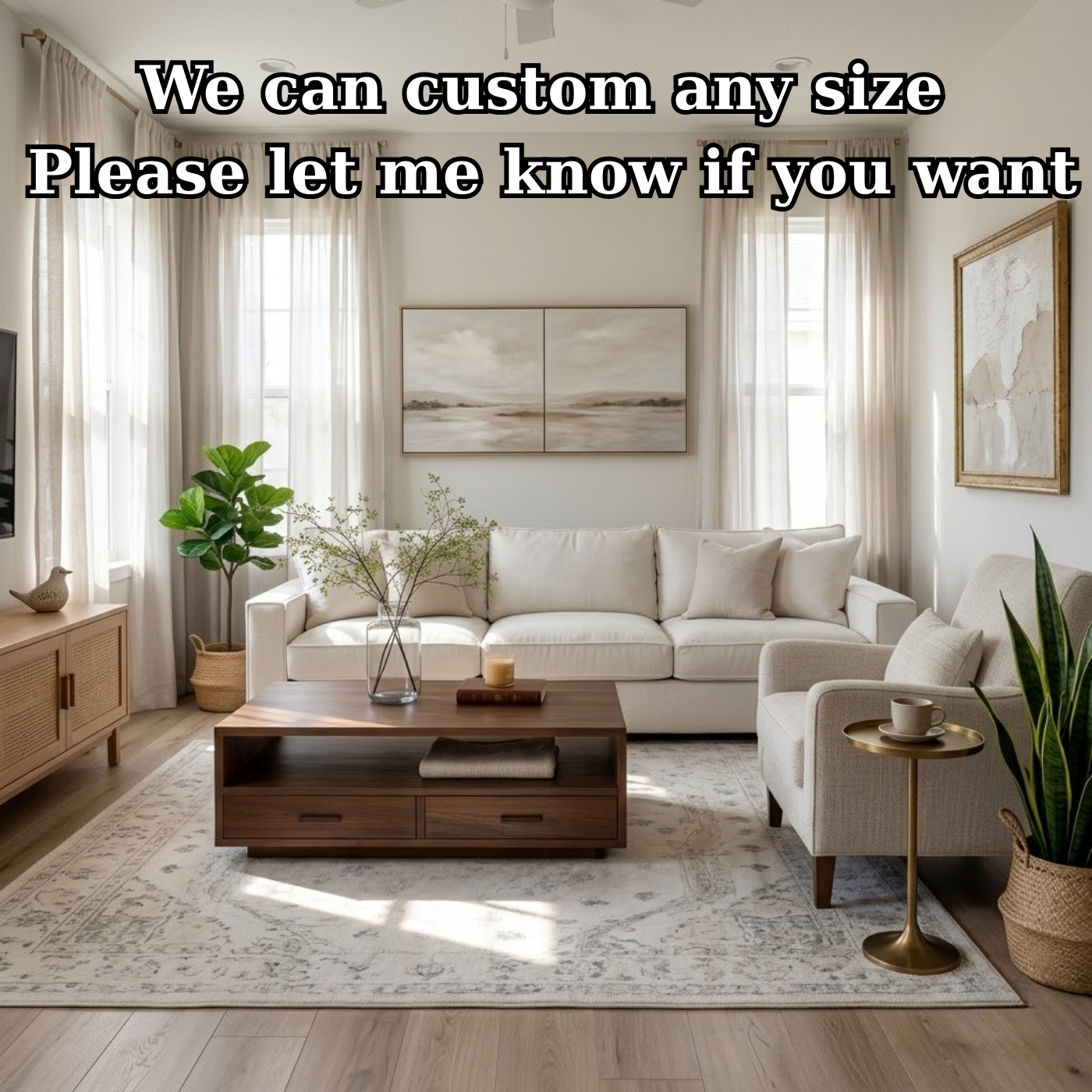 Solid Wood Coffee Table with Storage Drawers, Modern Design for Living Room