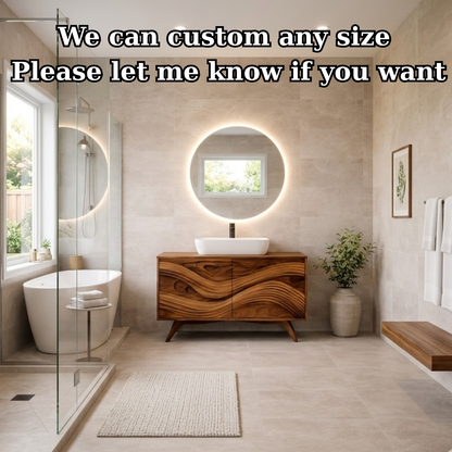 Solid Wood Bathroom Vanity for Modern Bathroom with Storage Cabinet