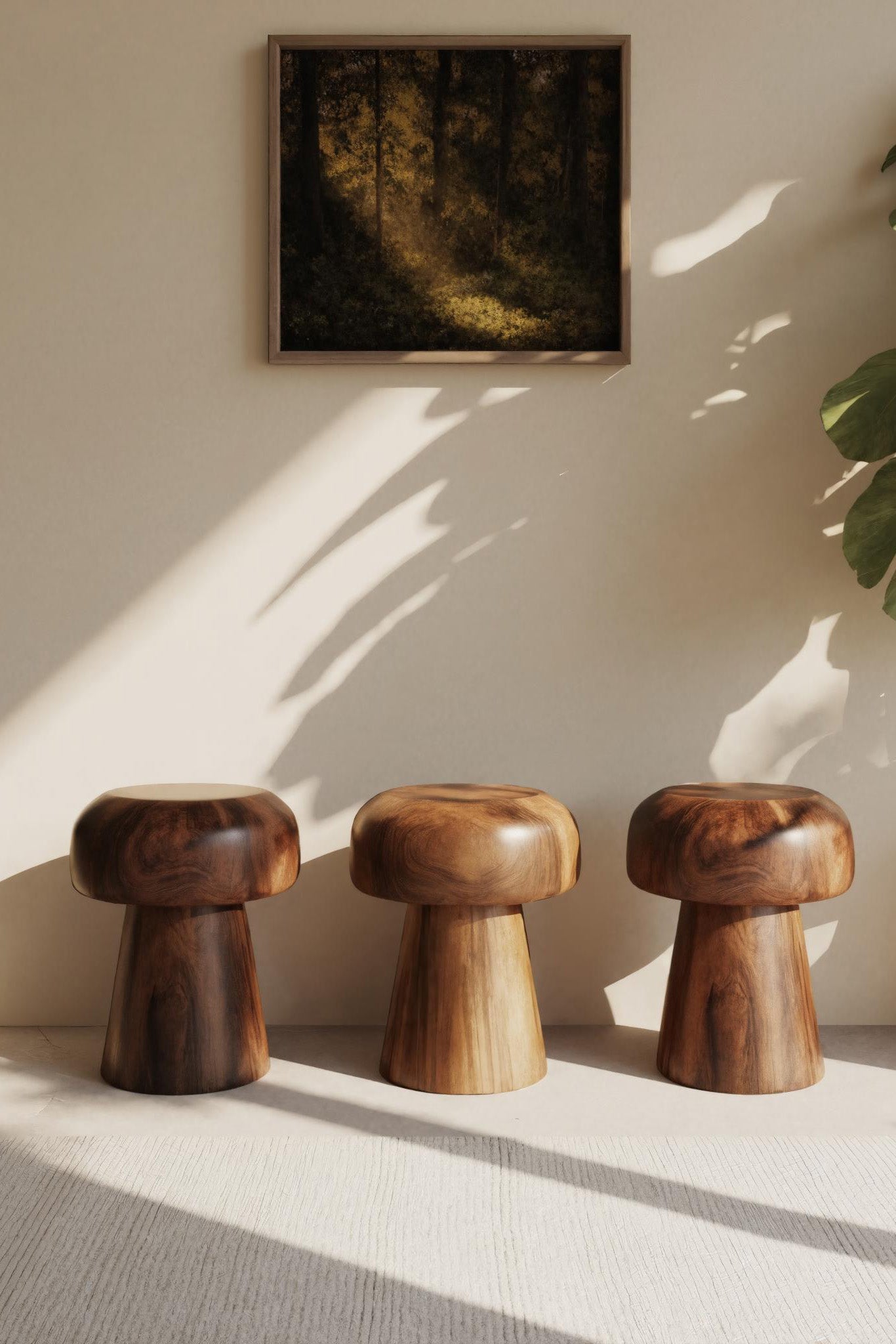 Modern Mushroom Stools For Living Room Or Bedroom Kitchnce