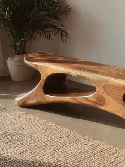 Modern Sculptural Bench For Bedroom Or Living Room Kitchnce