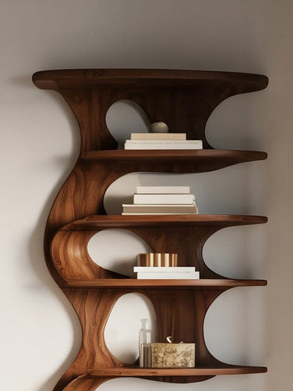 Modern Wall Mounted Bookshelf For Living Room Kitchnce