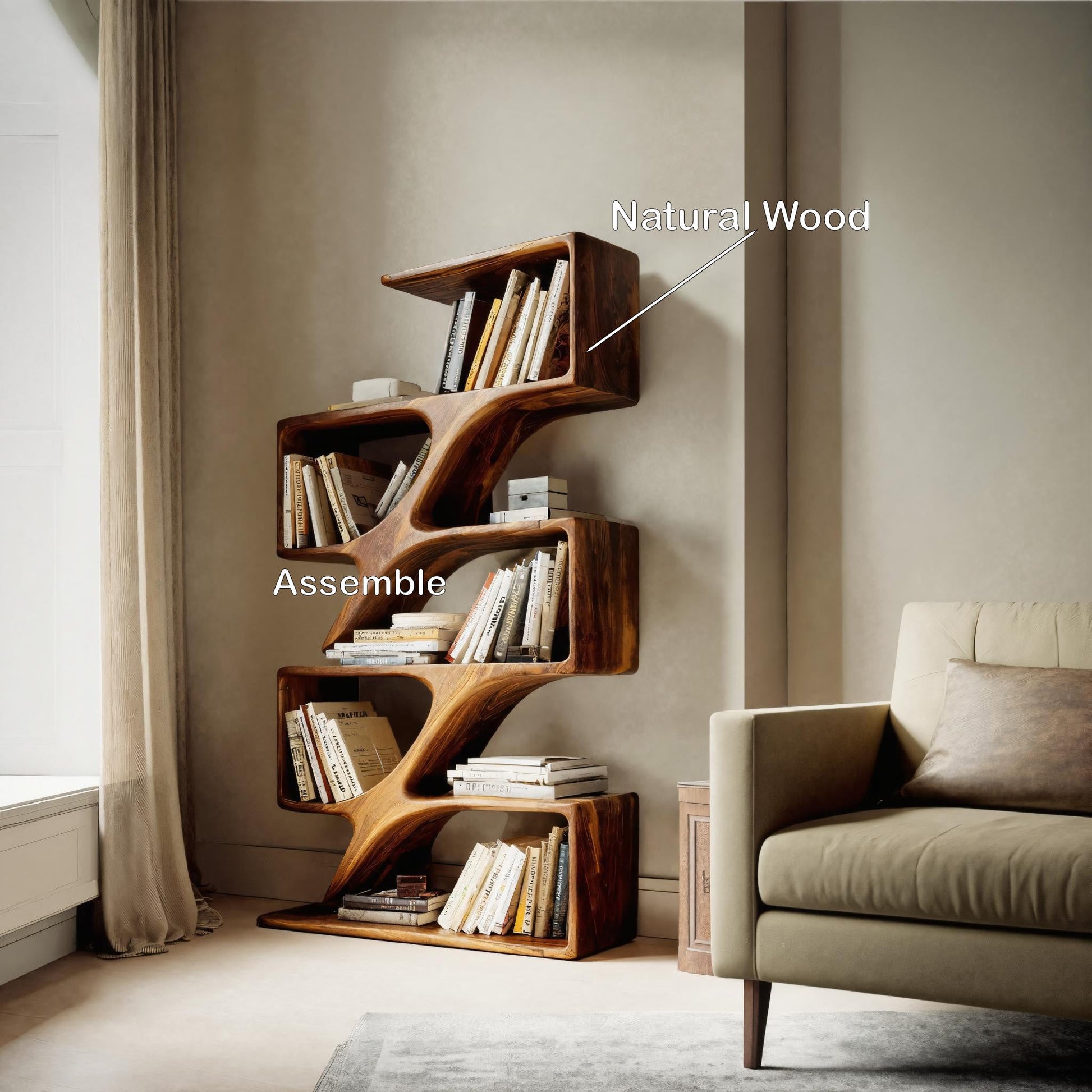 Modern Wall Shelf For Living Room Or Bedroom Kitchnce