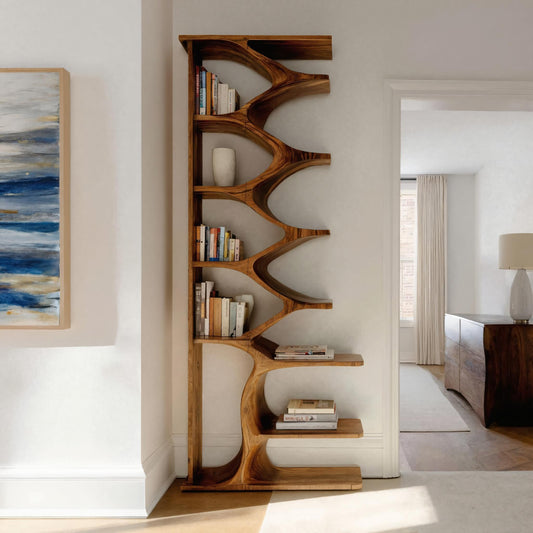 Modern Freestanding Bookshelf For Living Room Kitchnce