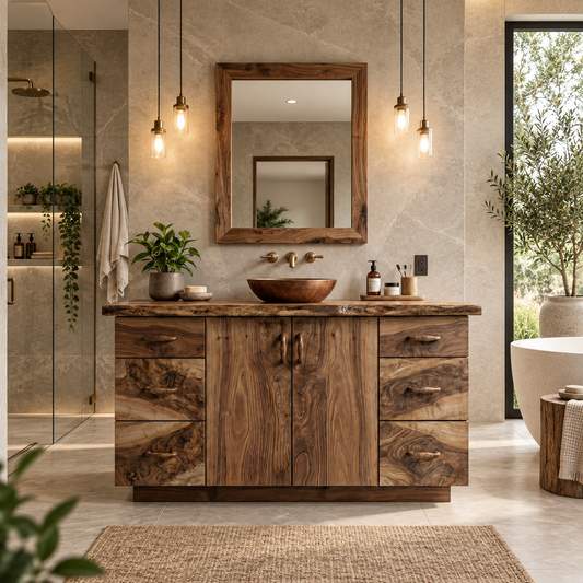 Varelle Solid Wood Bathroom Vanity