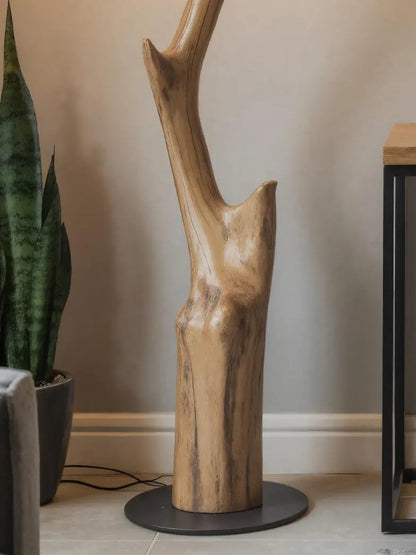 Rustic Tree Branch Floor Lamp For Bedroom Kitchnce
