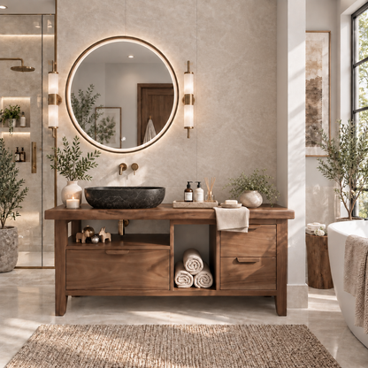 Auren Solid Wood Bathroom Vanity