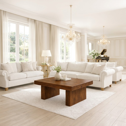 Solid Wood Coffee Table for Modern Living Rooms Kitchnce