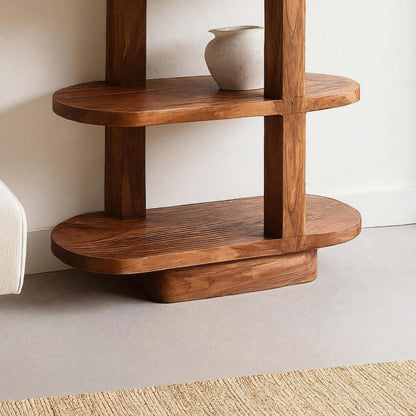 Modern Open Bookcase For Living Room Space Kitchnce