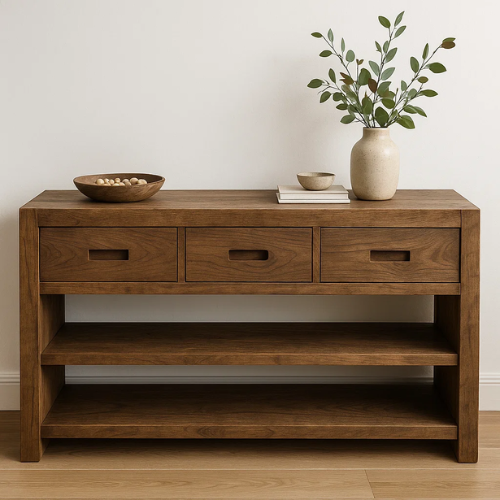 Handcrafted Solid Wood Console, Console Table Kitchnce