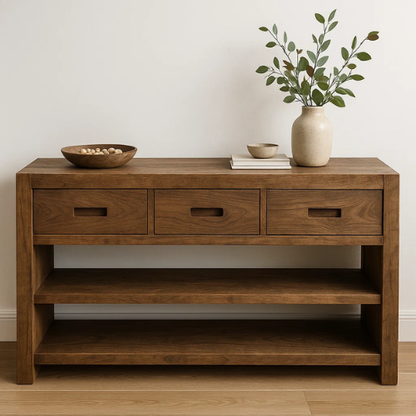 Handcrafted Solid Wood Console, Console Table Kitchnce
