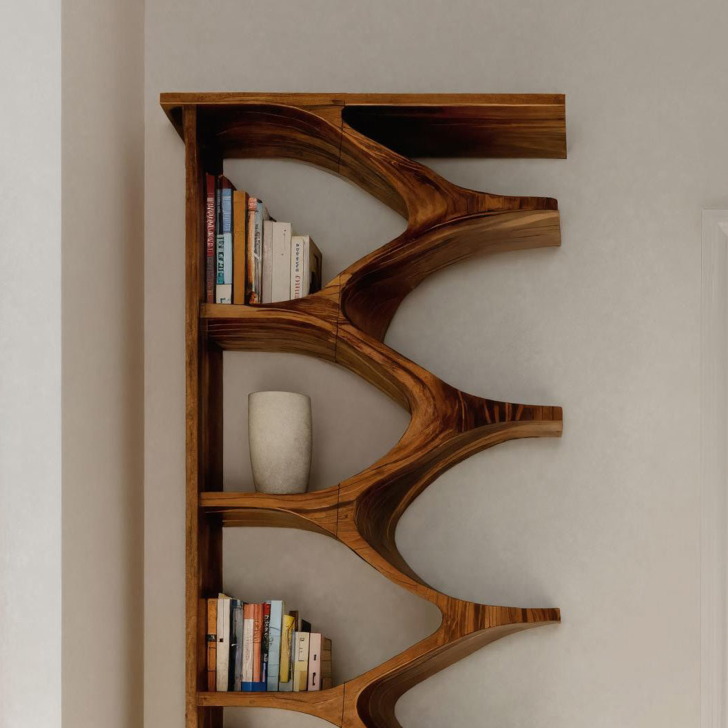 Modern Freestanding Bookshelf For Living Room Kitchnce
