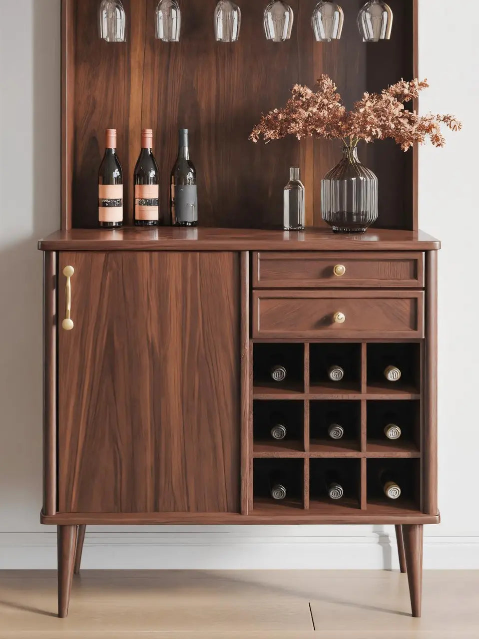 Classic Wine Cabinet With Storage For Dining Room Kitchnce