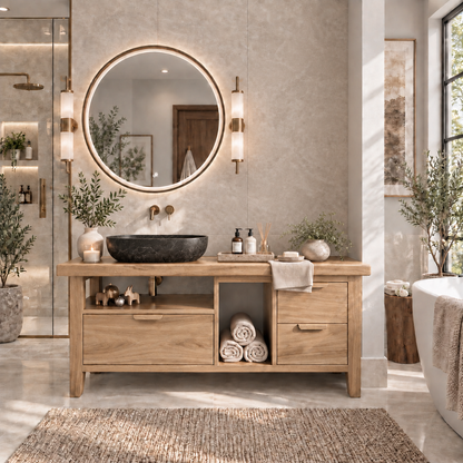 Auren Solid Wood Bathroom Vanity