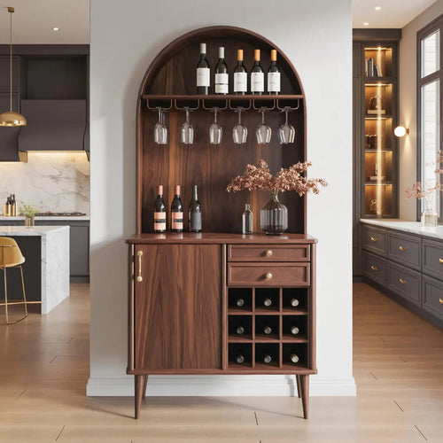 Classic Wine Cabinet With Storage For Dining Room Kitchnce