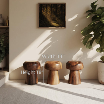 Modern Mushroom Stools For Living Room Or Bedroom Kitchnce