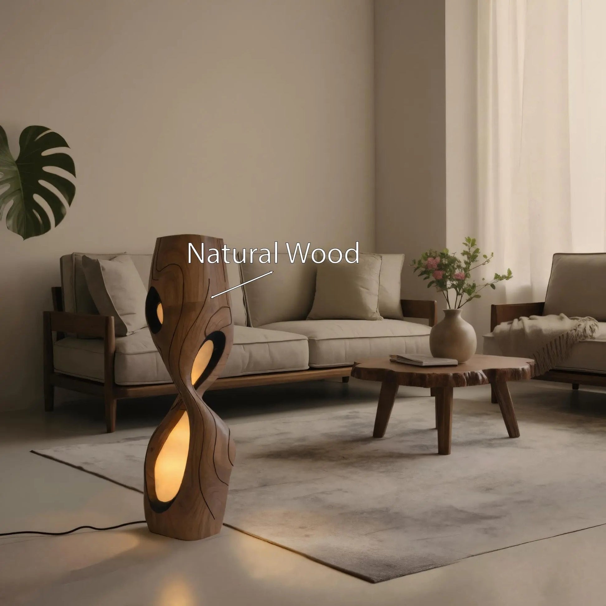 Modern Sculptural Floor Lamp For Living Room Or Bedroom Kitchnce
