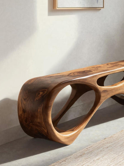 Modern Organic Bench For Entryway Or Furniture Hallway Kitchnce