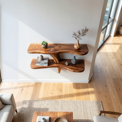 Minimal Floating Shelf with Clean Linear Form