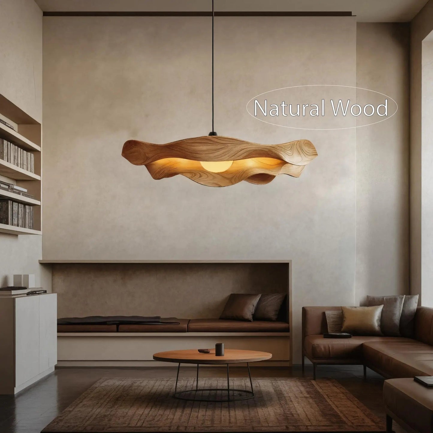Modern Sculptural Pendant Light For Living Room Kitchnce