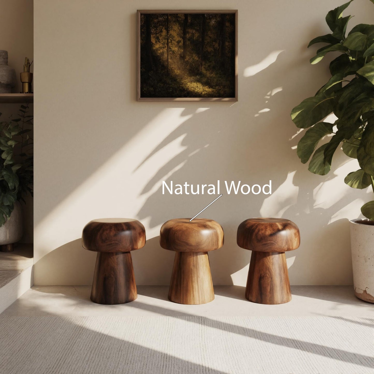 Modern Mushroom Stools For Living Room Or Bedroom Kitchnce