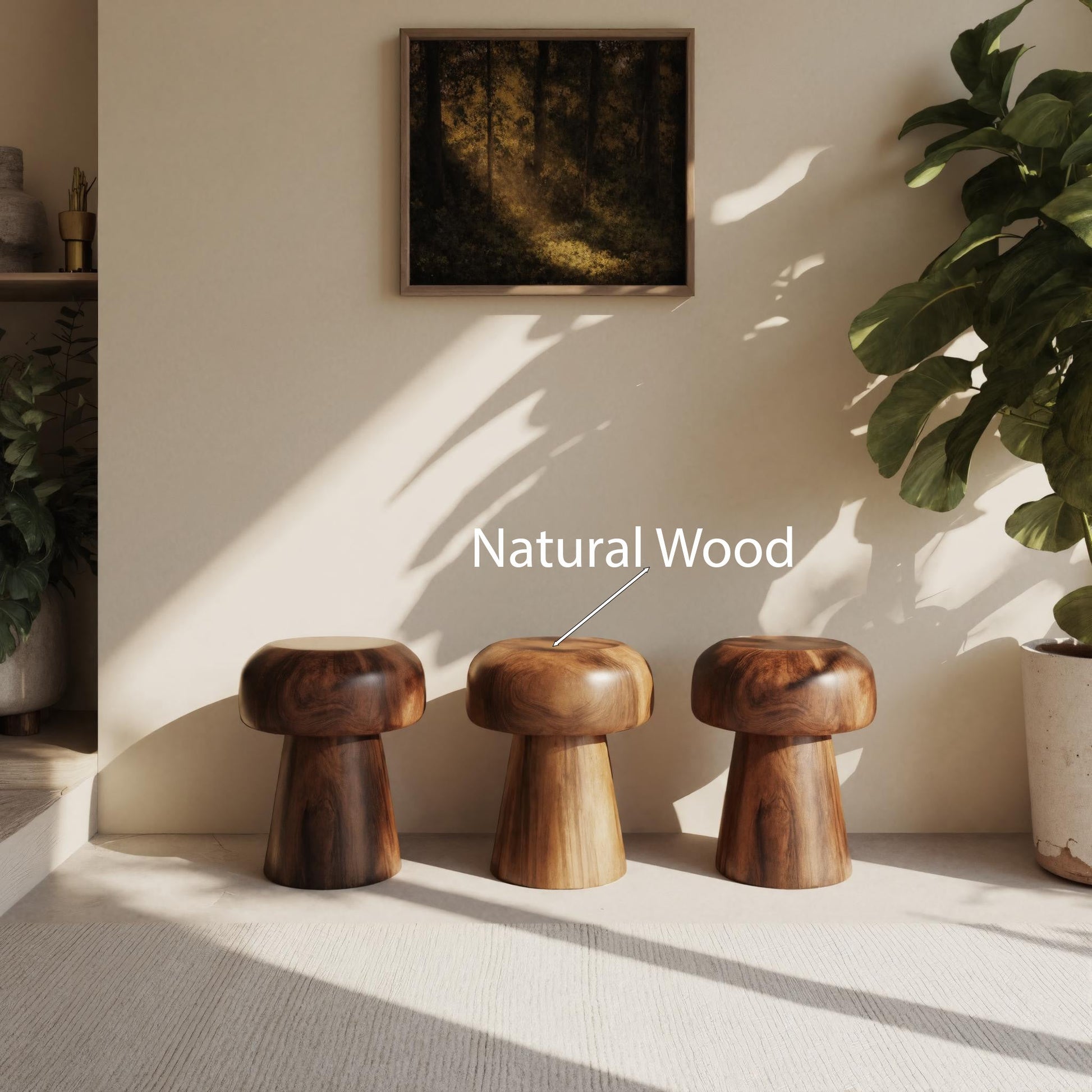 Modern Mushroom Stools For Living Room Or Bedroom Kitchnce