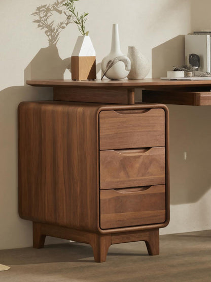 Minimalist Writing Desk With Drawers For Home Office