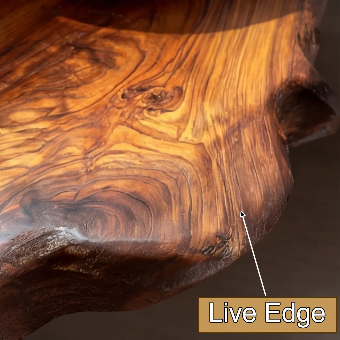 Aurelin Drift Live Edge Floating Bathroom Vanity Kitchnce