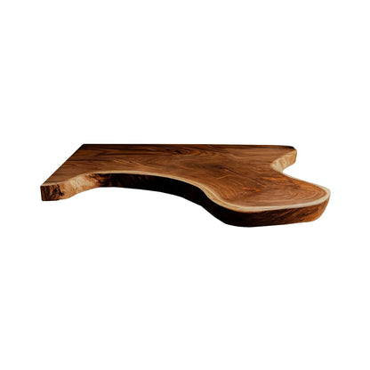 Aurelin Drift Organic Wood Floating Bathroom Vanity Kitchnce