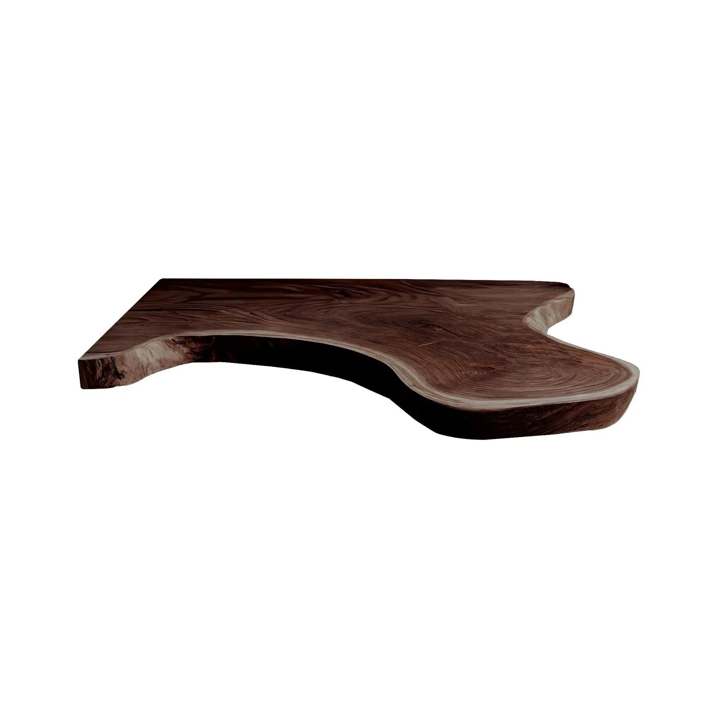Aurelin Drift Organic Wood Floating Bathroom Vanity Kitchnce