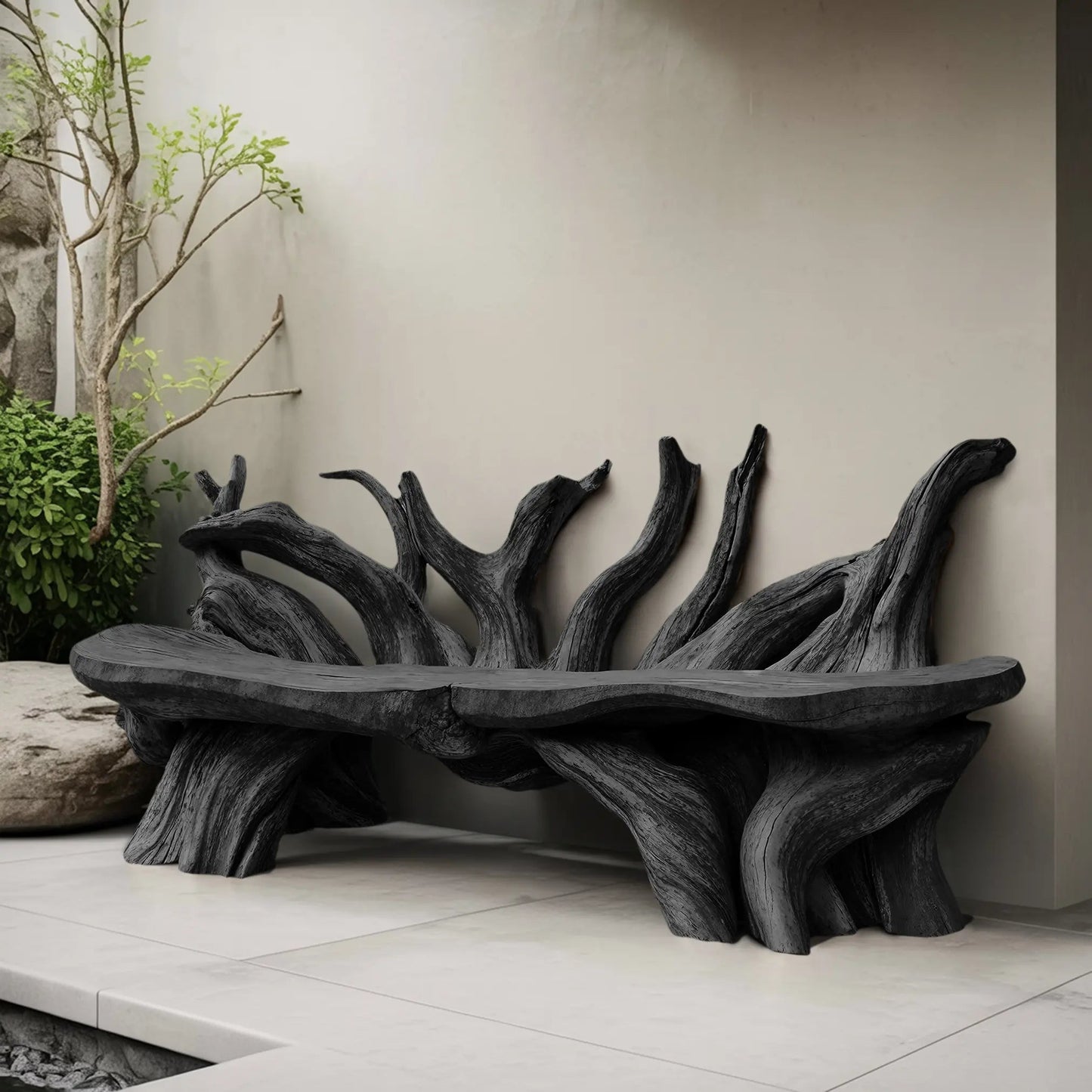Mid Century Wooden Bench Outdoor Decor For Sleek Exteriors Kitchnce