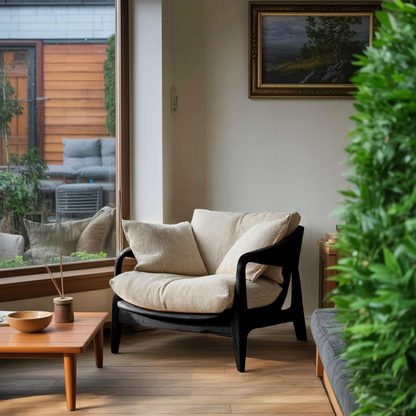 Modern Handcrafted Armchair For Living Room Or Reading Corner Kitchnce