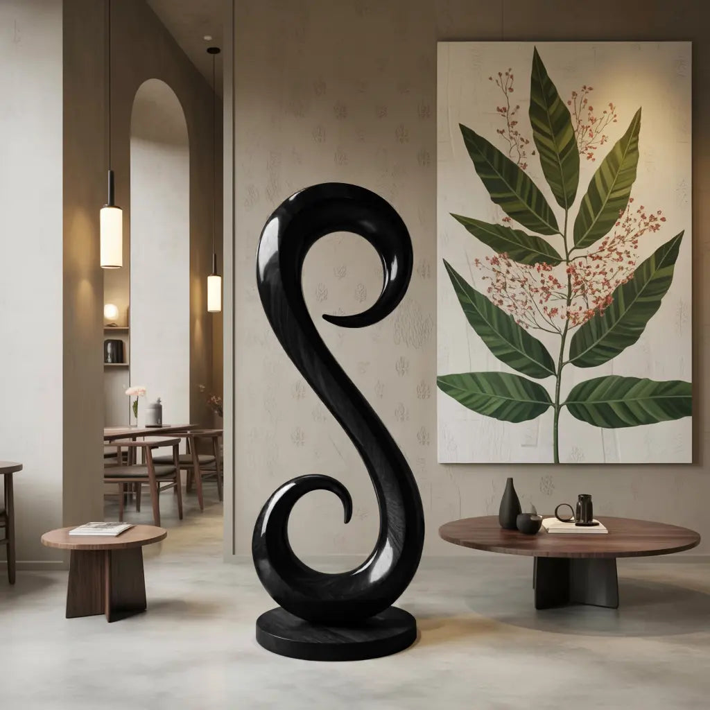 Handcrafted Organic Contemporary Landscape Sculpture For Home Decor Kitchnce
