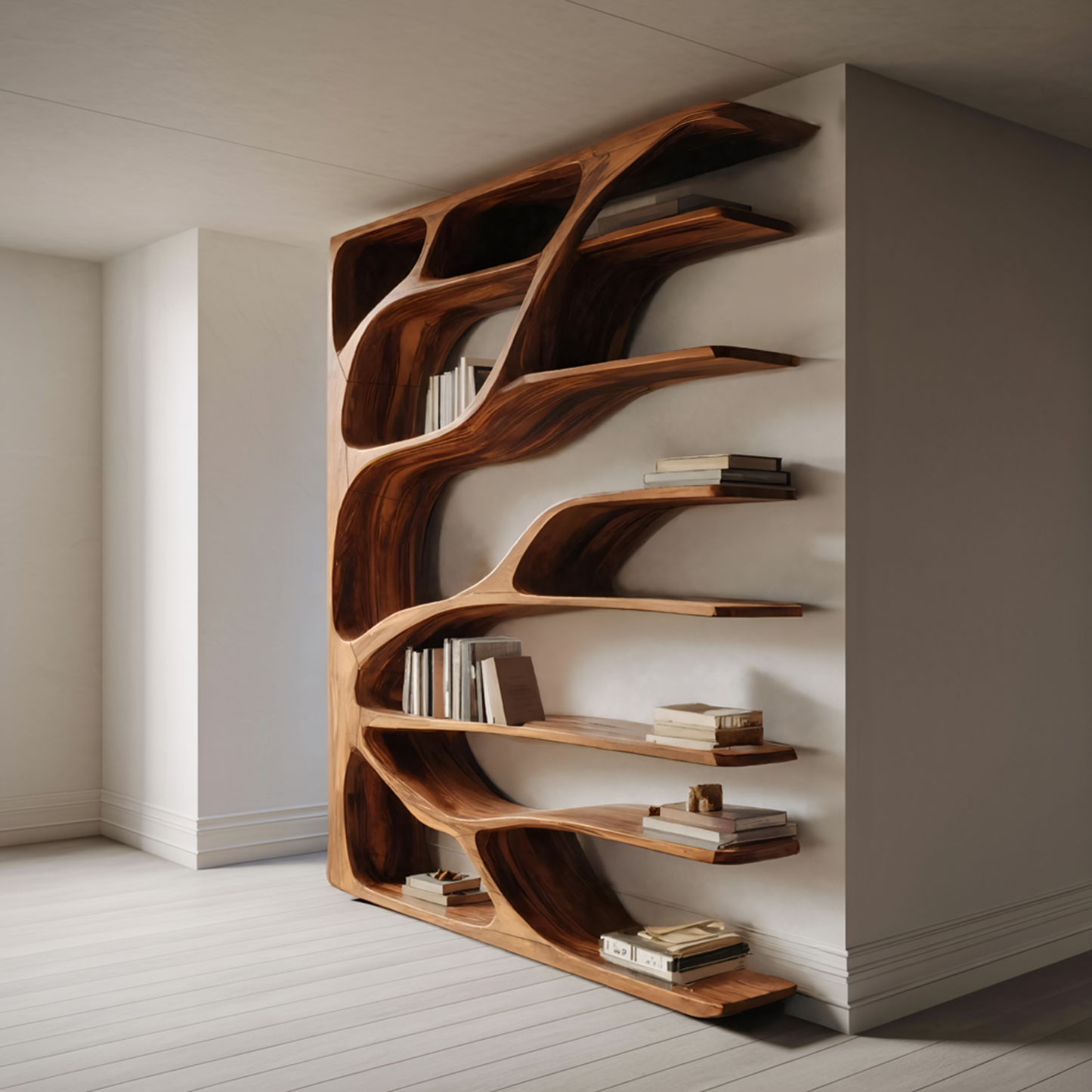 Modern Statement Bookshelf For Home Interiors Decor Kitchnce
