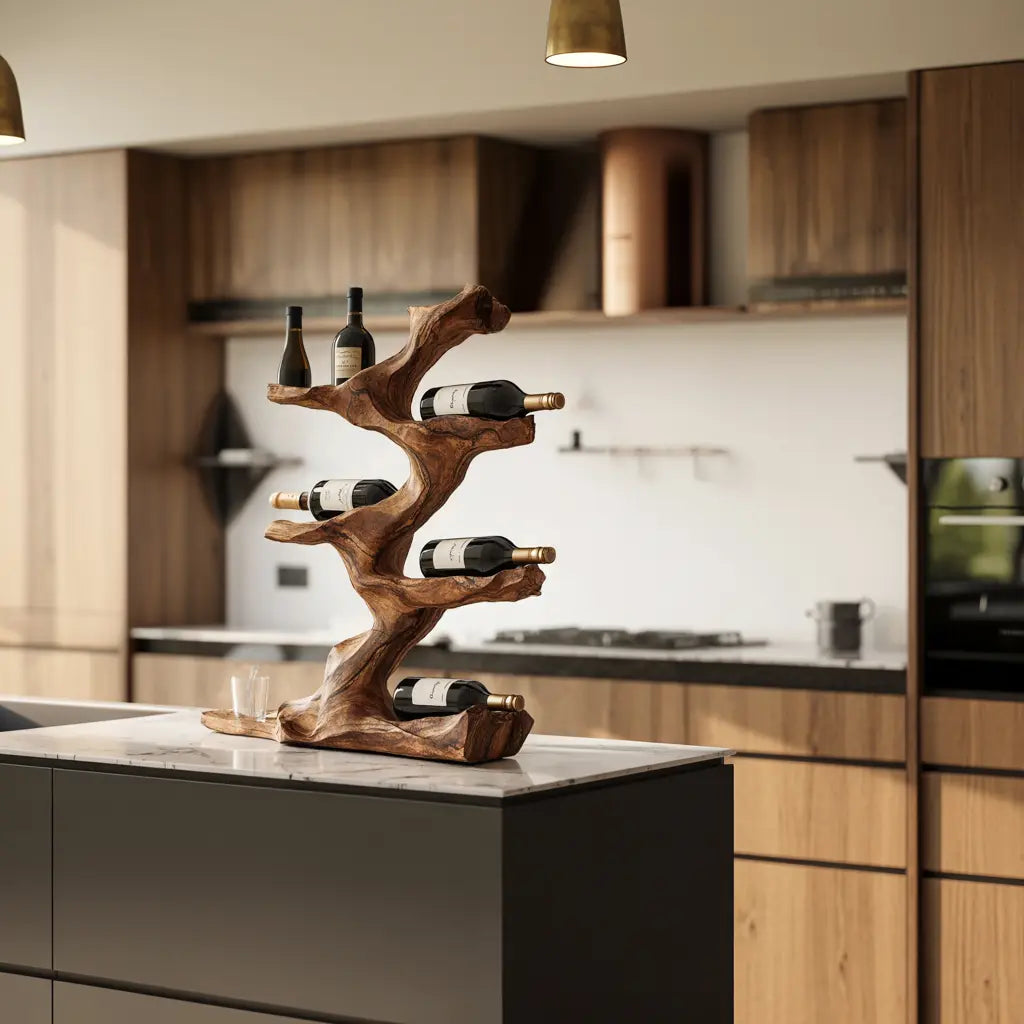 Rustic Wine Holder For Furniture Display Shelf Ideas Kitchnce