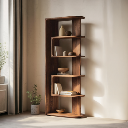 Minimalist Vertical Display Bookshelf For Living Room Kitchnce