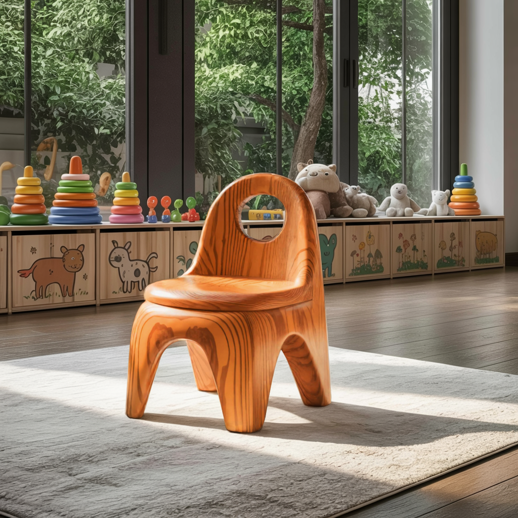 Montessori Toddler Chair Ergonomic Seat Playroom Or Preschool Kitchnce