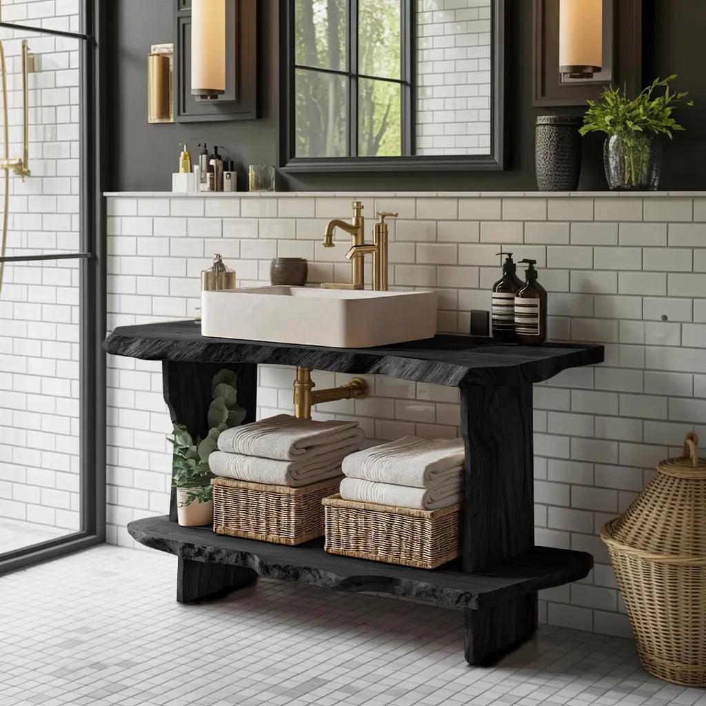 Mid Century Bathroom Cabinet For Elegant Bathroom Kitchnce