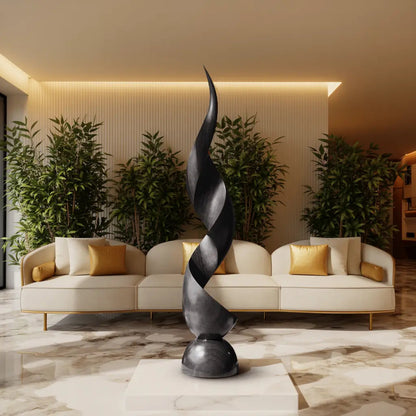 Handcrafted Organic Contemporary Landscape Sculpture For Office Decor Kitchnce