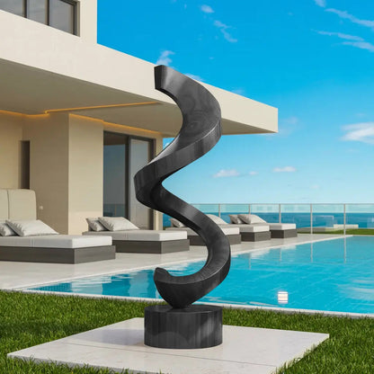 Handcrafted Wooden Sculpture For Garden Art Decor Kitchnce