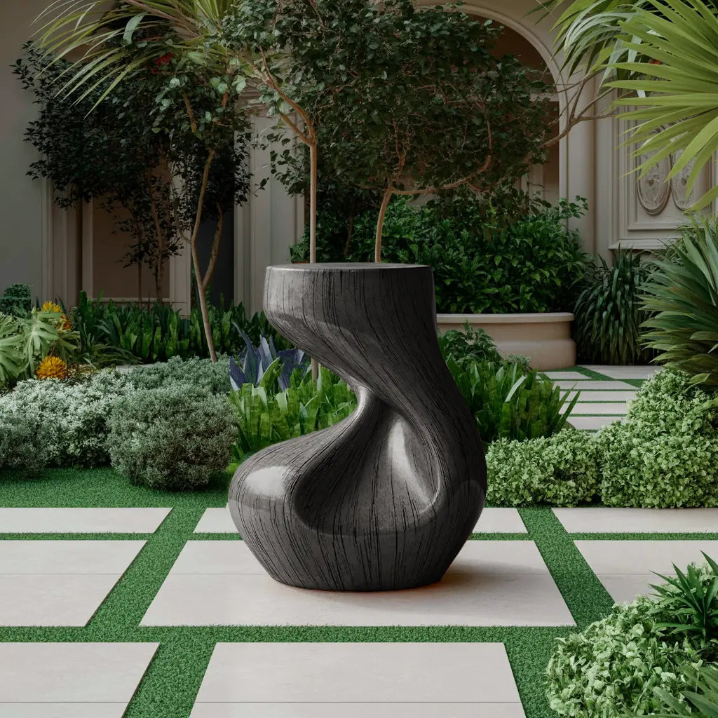 Handcrafted Solid Wood Abstract Sculpture For Entryway Kitchnce