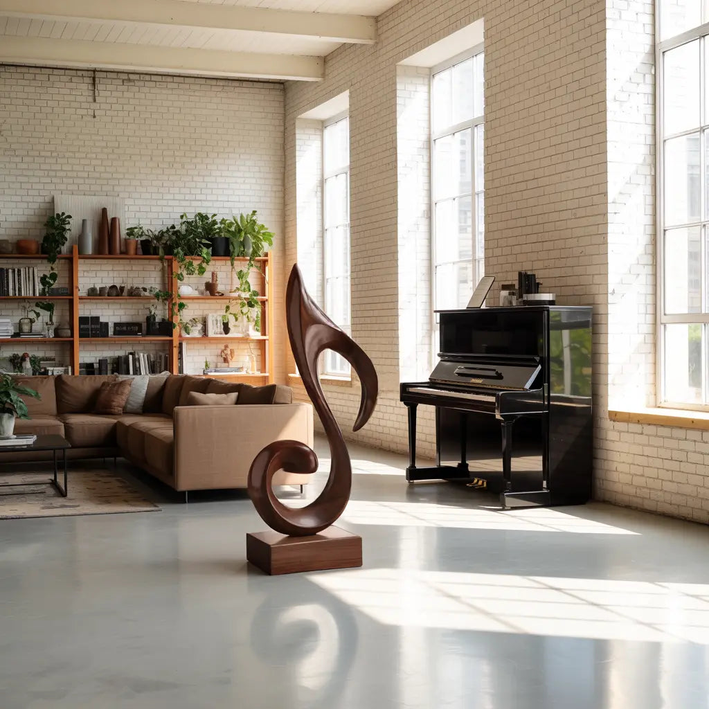 Mid Century Abstract Sculpture For Outdoor Garden Style Kitchnce
