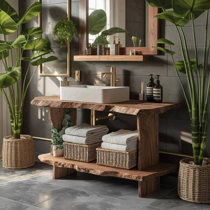 Mid Century Bathroom Cabinet For Elegant Bathroom Kitchnce