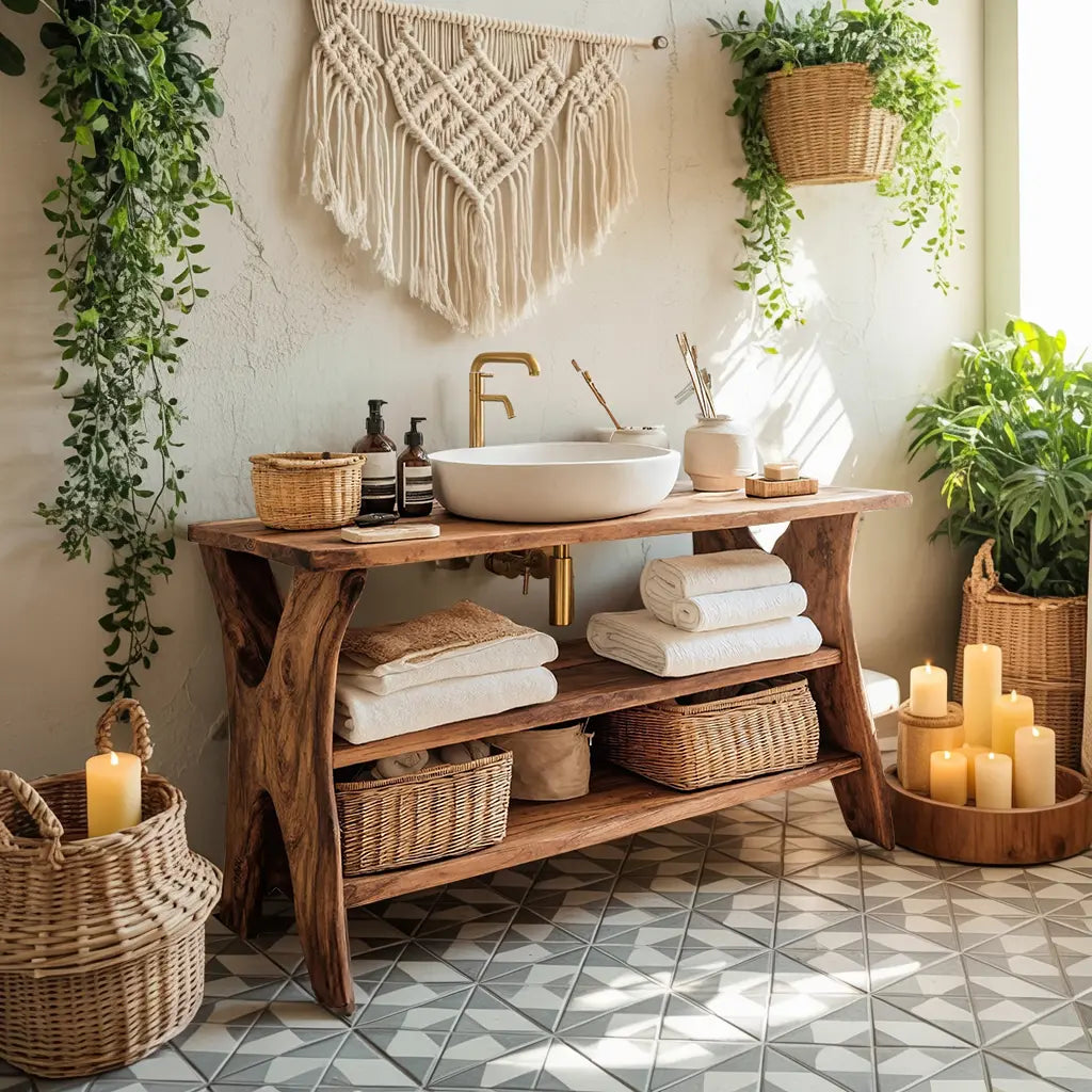Handcrafted Live Edge Vanity For Bathroom Functionality Kitchnce