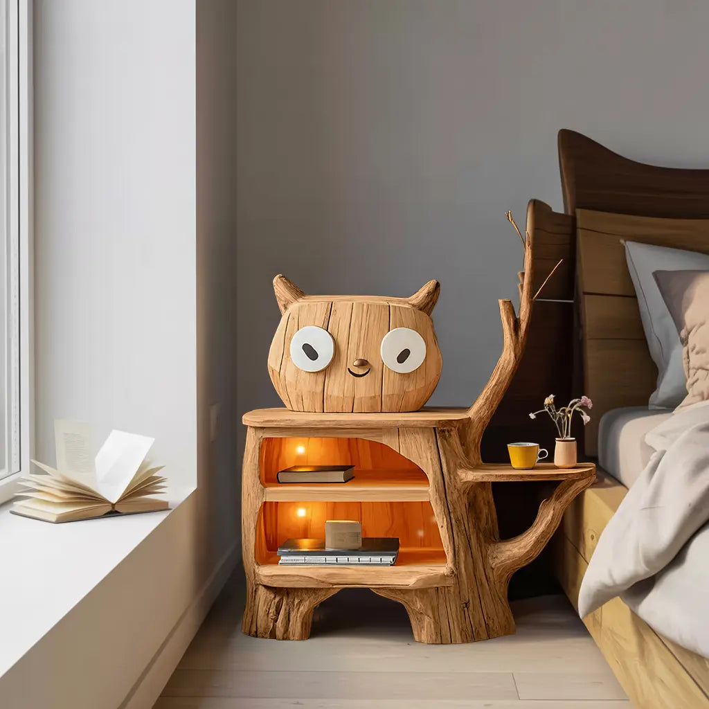 Farmhouse Wood Side Table For Cozy Bedroom Corners Kitchnce
