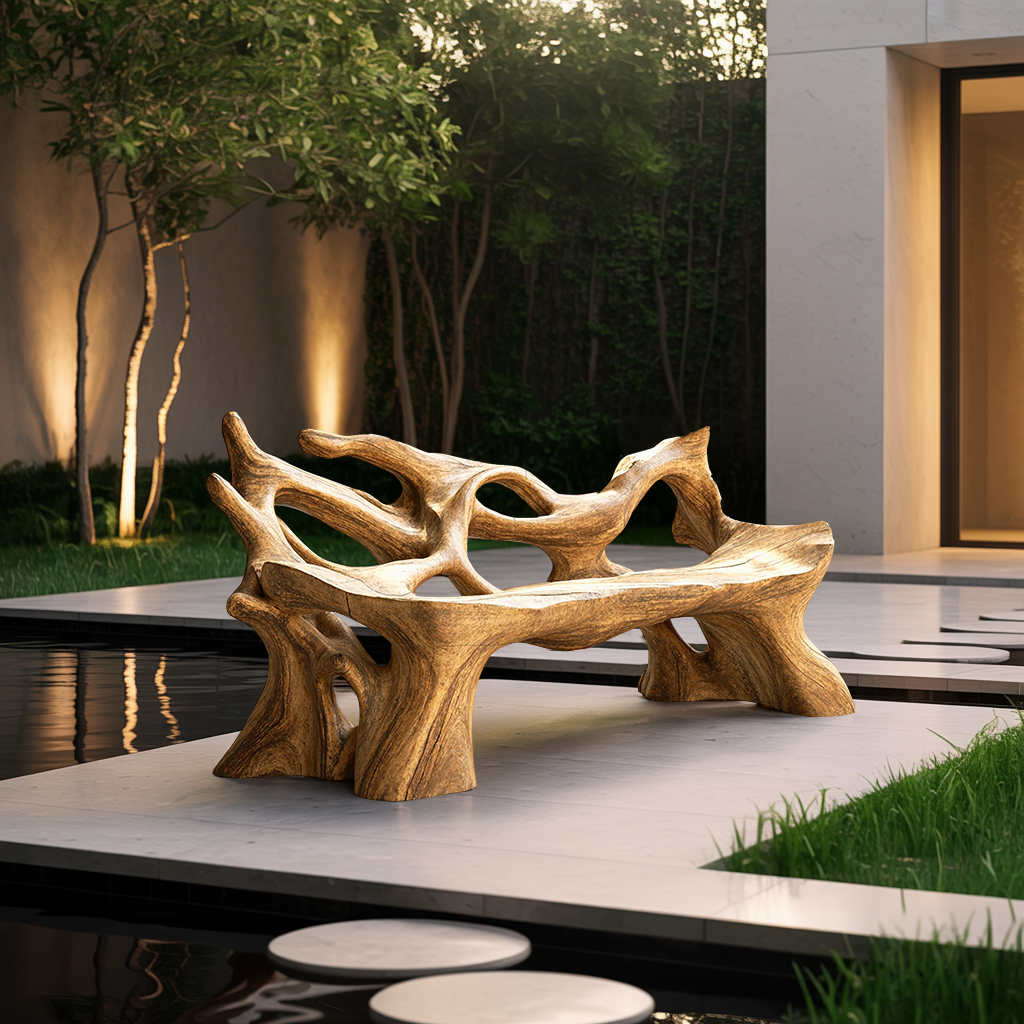 Farmhouse Wooden Bench For Weather Resistant Patio Decor Kitchnce