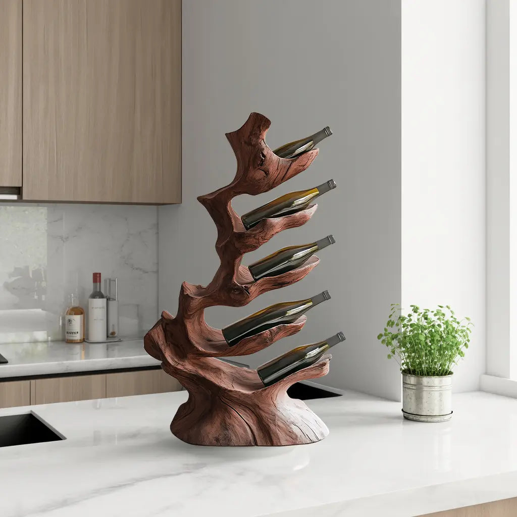 Rustic Wine Stand For Furniture Rustic Wood Display Kitchnce